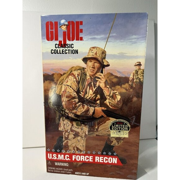 GI Joe Classic Collection USMC Force Recon Limited‎ Edition Action - NIB - Picture 1 of 4